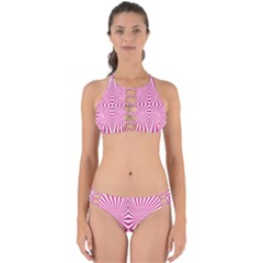 Hypnotic Psychedelic Abstract Ray Perfectly Cut Out Bikini Set