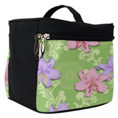 Lily Flowers Green Plant Make Up Travel Bag (small)