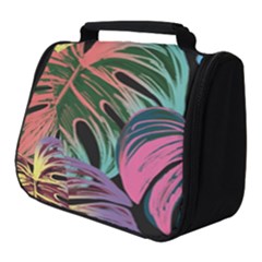 Leaves Tropical Jungle Pattern Full Print Travel Pouch (small)