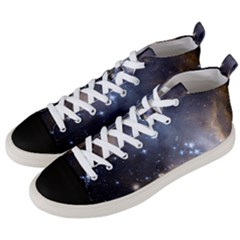 Constellation Men s Mid-top Canvas Sneakers by WensdaiAmbrose