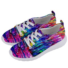 Paint Splatter - Rainbow Women s Lightweight Sports Shoes by WensdaiAmbrose