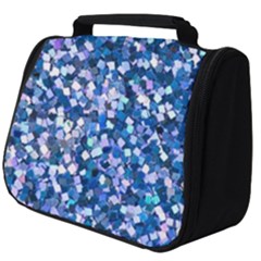 Blue Shimmer - Eco-glitter Full Print Travel Pouch (big) by WensdaiAmbrose