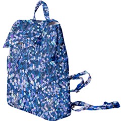 Blue Shimmer - Eco-glitter Buckle Everyday Backpack by WensdaiAmbrose