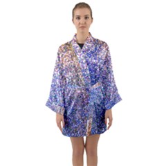 Pastel Rainbow Shimmer - Eco- Glitter Long Sleeve Kimono Robe