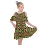ML-1 Kids  Shoulder Cutout Chiffon Dress