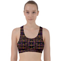 Surrounded By  Ornate  Loved Candle Lights In Starshine Back Weave Sports Bra by pepitasart