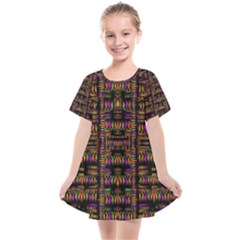 Surrounded By  Ornate  Loved Candle Lights In Starshine Kids  Smock Dress by pepitasart
