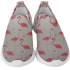 Pink Flamingos Kids  Slip On Sneakers by WensdaiAmbrose