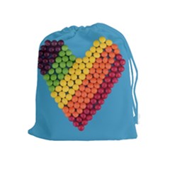 What A Sweet Heart Drawstring Pouch (xl) by WensdaiAmbrose