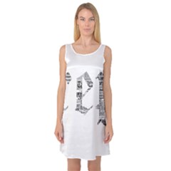 Taylor Swift Sleeveless Satin Nightdress