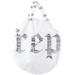 Taylor Swift Giant Round Zipper Tote