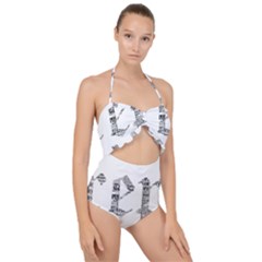 Taylor Swift Scallop Top Cut Out Swimsuit by taylorswift