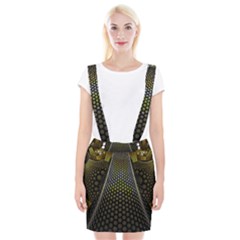 Fractal Hexagon Geometry Hexagonal Braces Suspender Skirt by Mariart