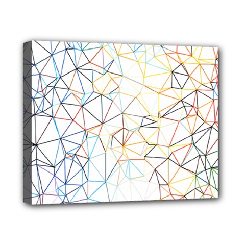 Geometric Pattern Abstract Shape Canvas 10  X 8  (stretched) by Mariart