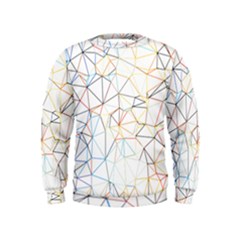 Geometric Pattern Abstract Shape Kids  Sweatshirt