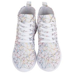 Geometric Pattern Abstract Shape Women s Lightweight High Top Sneakers by Mariart