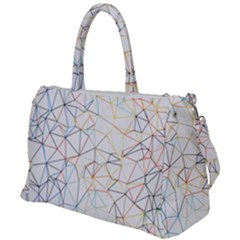 Geometric Pattern Abstract Shape Duffel Travel Bag by Mariart