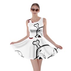 Illustration Vector Skull Skater Dress by Mariart