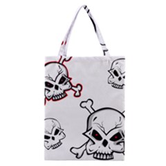 Illustration Vector Skull Classic Tote Bag by Mariart