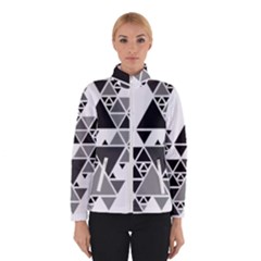 Gray Triangle Puzzle Winter Jacket