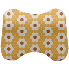 Hexagon Honeycomb Head Support Cushion by Mariart