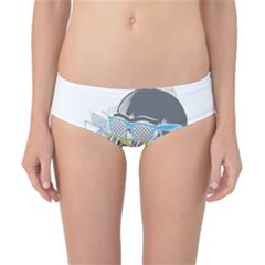 Illustration Skull Rainbow Classic Bikini Bottoms by Mariart