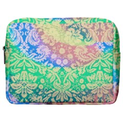 Hippie Fabric Background Tie Dye Make Up Pouch (large)