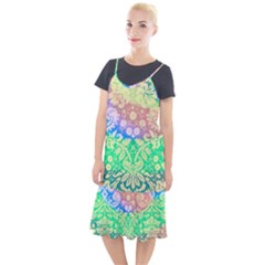 Hippie Fabric Background Tie Dye Camis Fishtail Dress