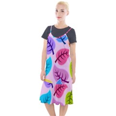 Leaves Background Beautiful Camis Fishtail Dress