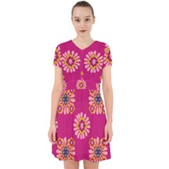 Morroco Tile Traditional Adorable In Chiffon Dress by Mariart