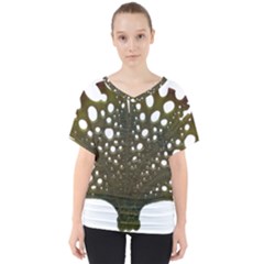 Leaf Tree V-neck Dolman Drape Top by Mariart