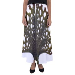 Leaf Tree Flared Maxi Skirt