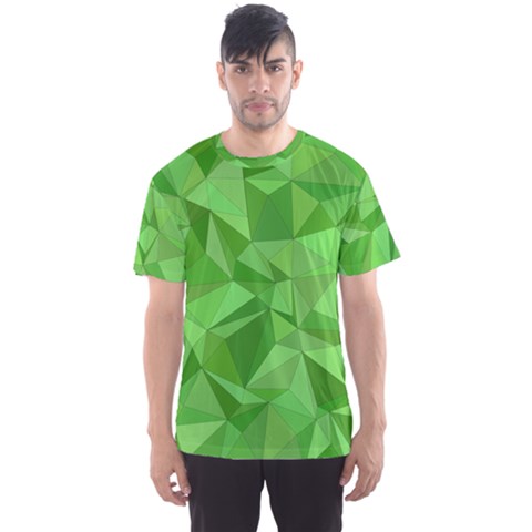Mosaic Tile Geometrical Abstract Men s Sports Mesh Tee by Mariart