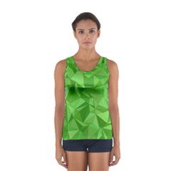 Mosaic Tile Geometrical Abstract Sport Tank Top  by Mariart