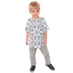 Mandala Line Art Kids  Raglan Tee