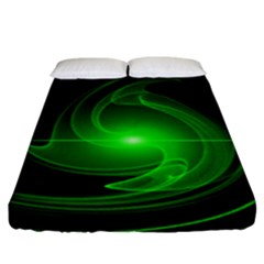 Lines Rays Background Light Fitted Sheet (king Size)