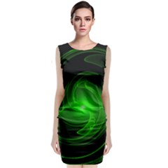 Lines Rays Background Light Classic Sleeveless Midi Dress