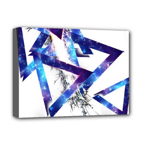 Metal Triangle Deluxe Canvas 16  X 12  (stretched) 