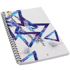 Metal Triangle 5 5  X 8 5  Notebook