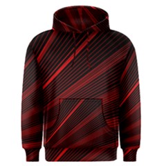 Line Geometric Red Object Tinker Men s Pullover Hoodie