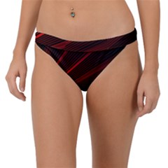 Line Geometric Red Object Tinker Band Bikini Bottom by Mariart