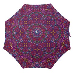 Kaleidoscope Triangle Pattern Straight Umbrellas by Mariart