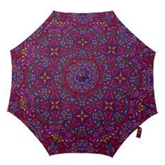 Kaleidoscope Triangle Pattern Hook Handle Umbrellas (medium) by Mariart