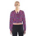 Kaleidoscope Triangle Pattern Cropped Sweatshirt View2