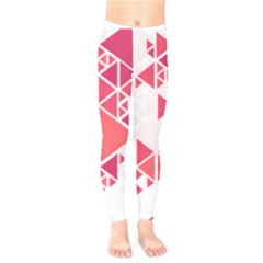 Red Triangle Pattern Kids  Legging