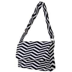 Zigzag Chevron Full Print Messenger Bag