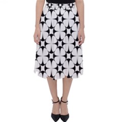 Star Background Classic Midi Skirt