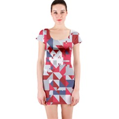 Technology Triangle Short Sleeve Bodycon Dress by Mariart