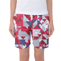 Technology Triangle Women s Basketball Shorts by Mariart
