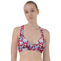 Technology Triangle Sweetheart Sports Bra by Mariart